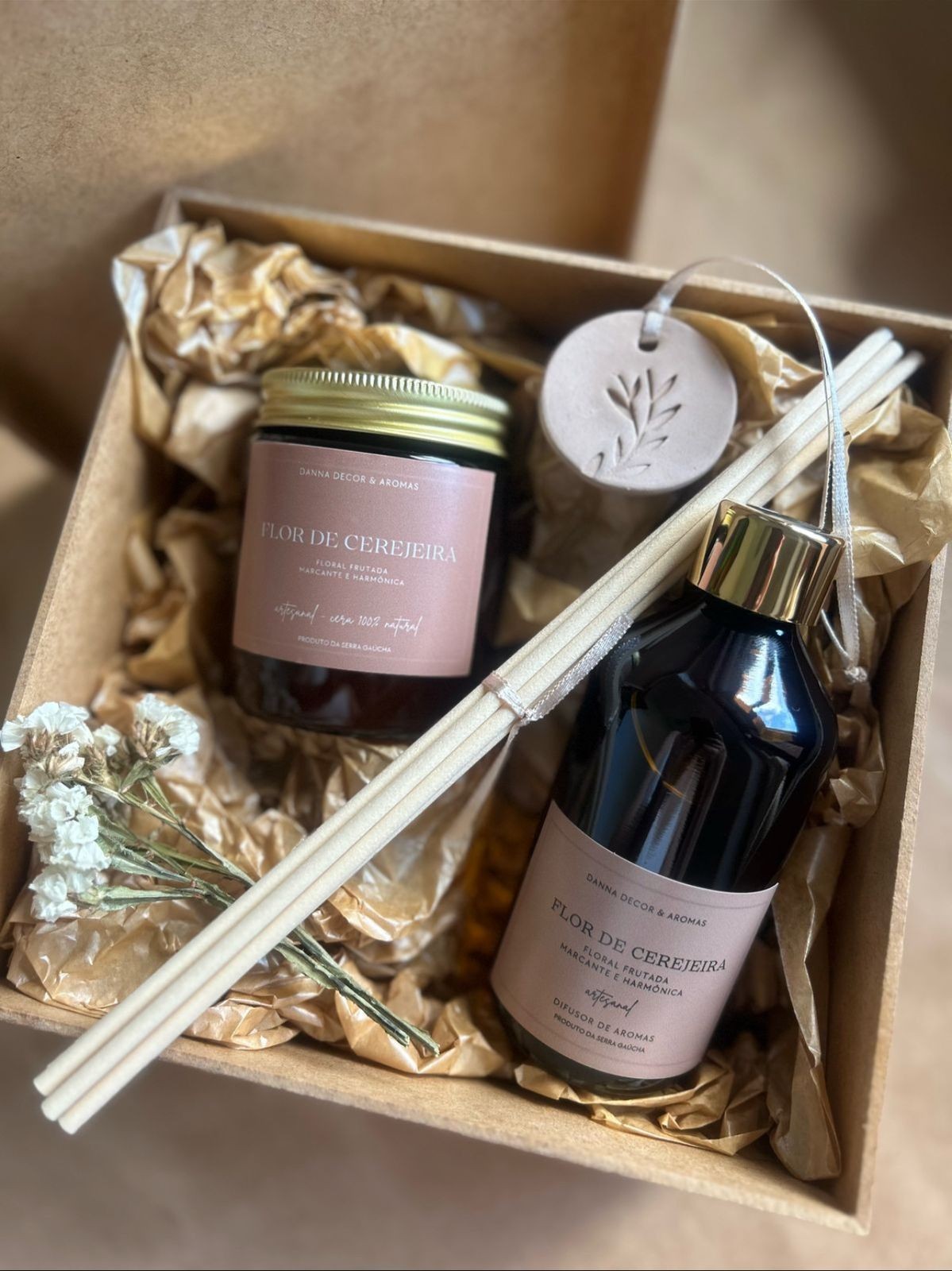 Kits presenteáveis da Danna Decor & Aromas